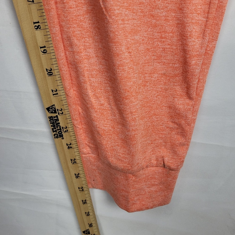 Zyia Active Coral Downtime Jumpsuit Women's XL Orange Jogger Sleeveless Soft - Picture 10 of 12